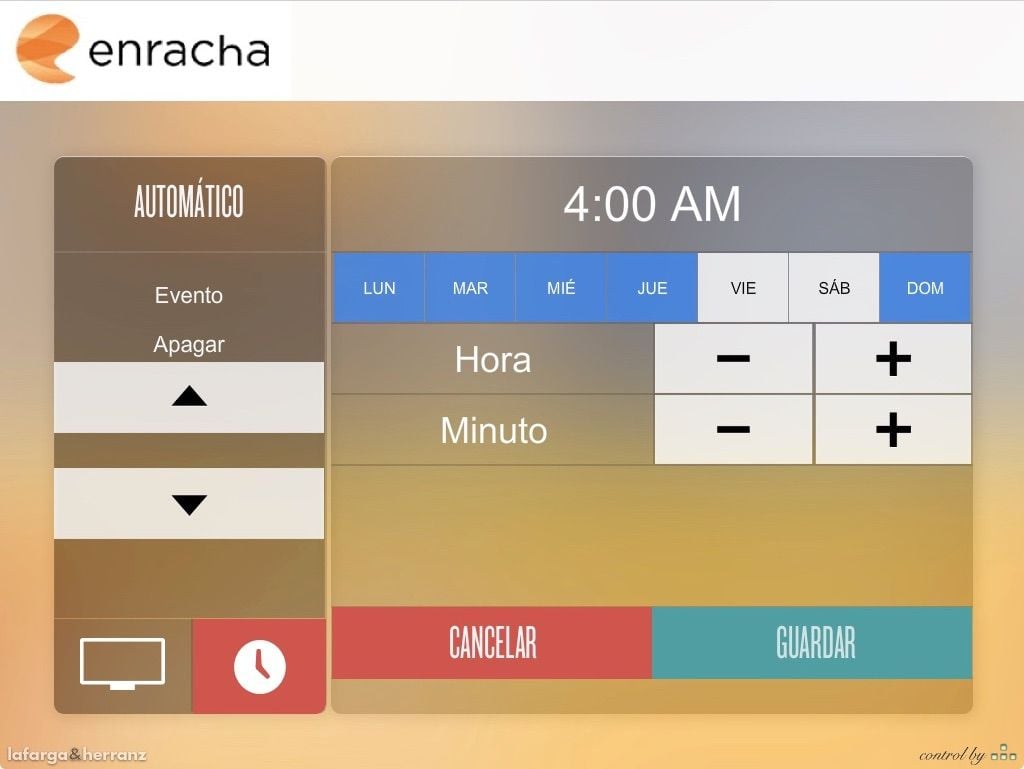 Distribución, instalación y control de audiovisuales en Bingos 7 Automatización de audiovisuales con Crestron