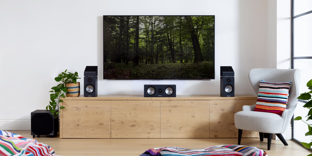 Monitor Audio Serie Bronze con cine en casa