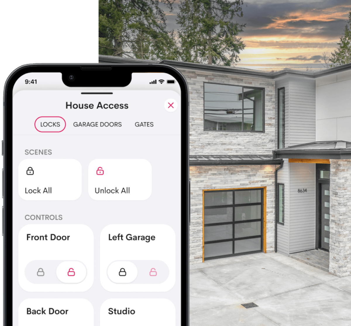 Seguridad con Crestron Home