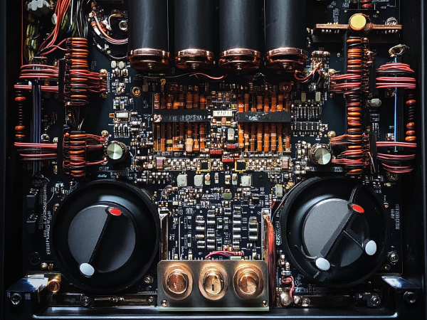dentro de un amplificador