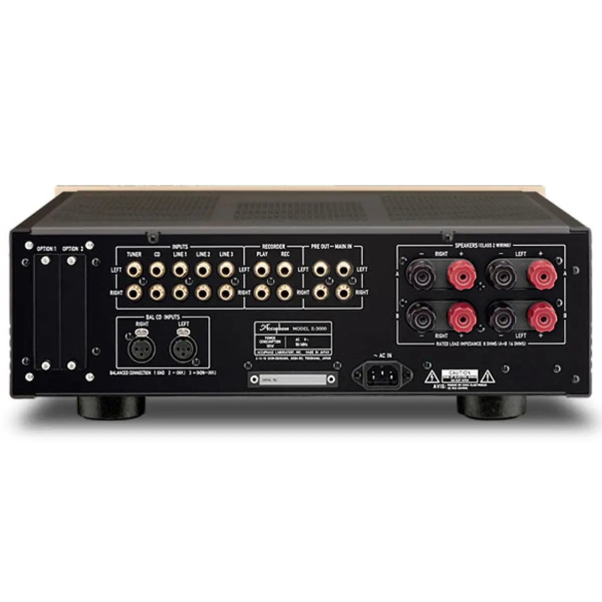 Accuphase E-3000 Accuphase E-3000 Parte trasera