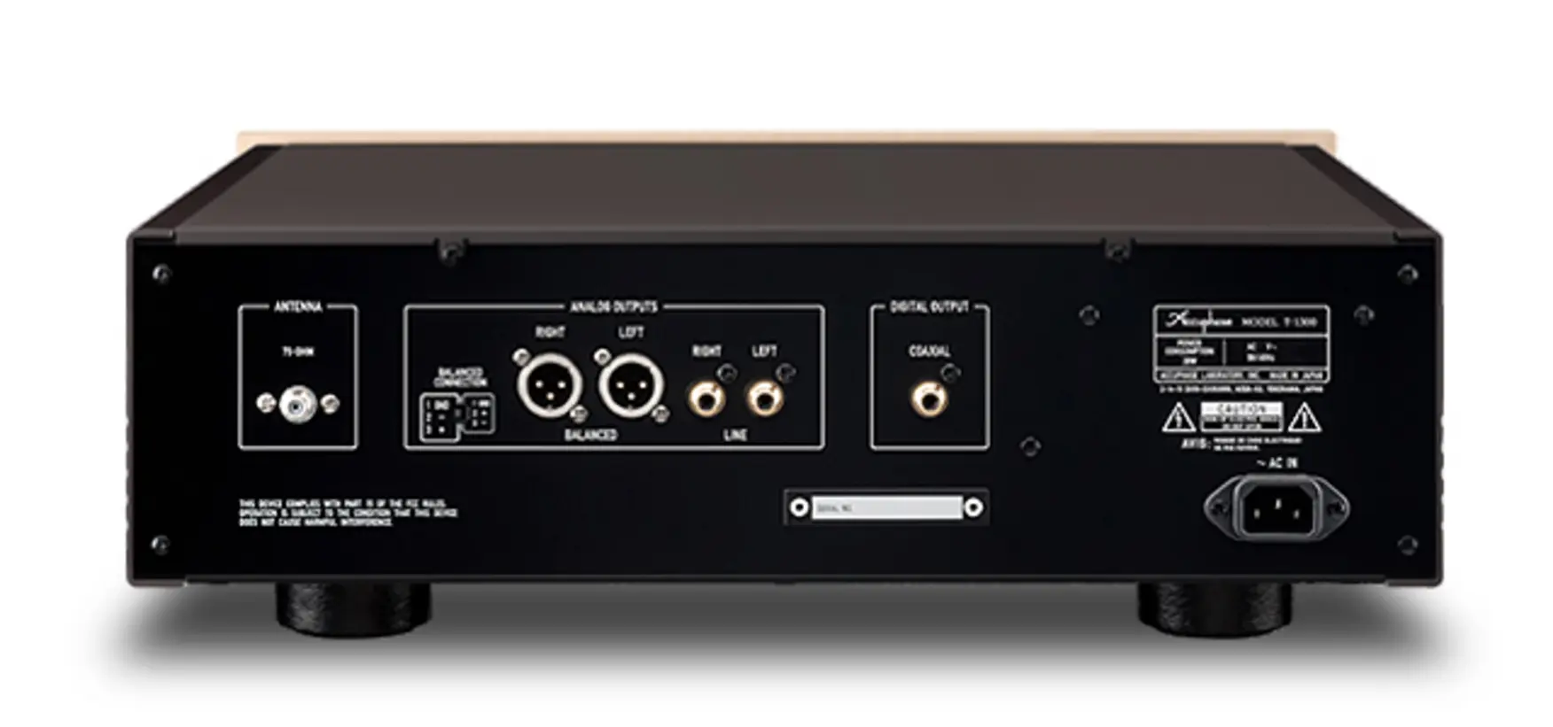 Accuphase T-1300 Accuphase T-1300 Parte trasera
