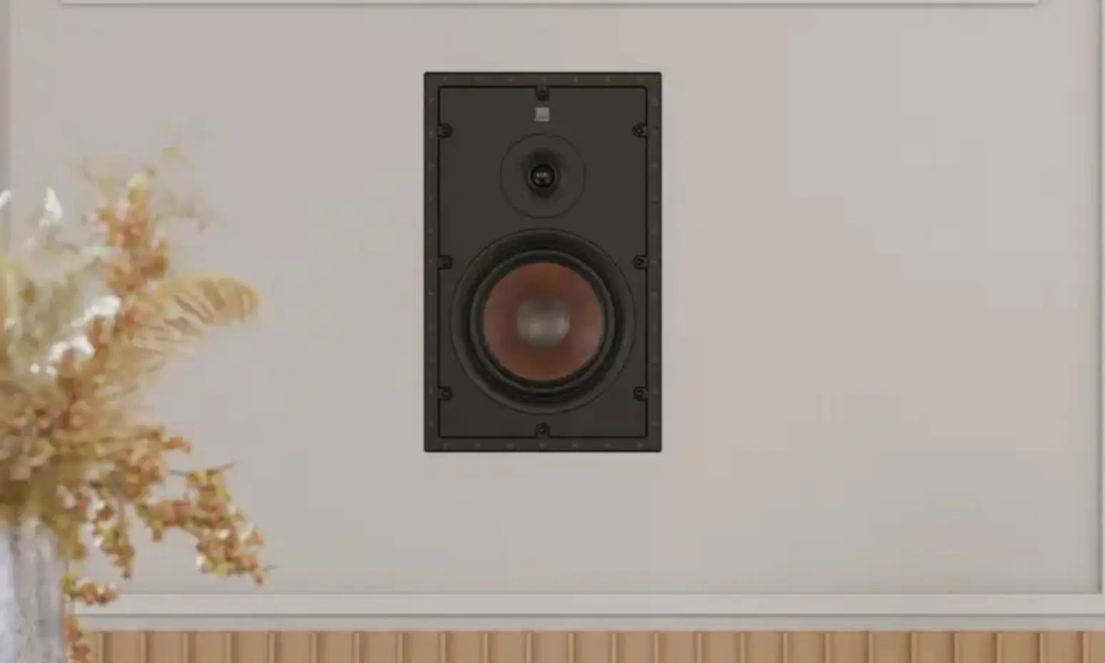Dali Phantom H-60 R Vista frontal del altavoz Dali Phantom H-60 R mostrando el woofer y el tweeter.