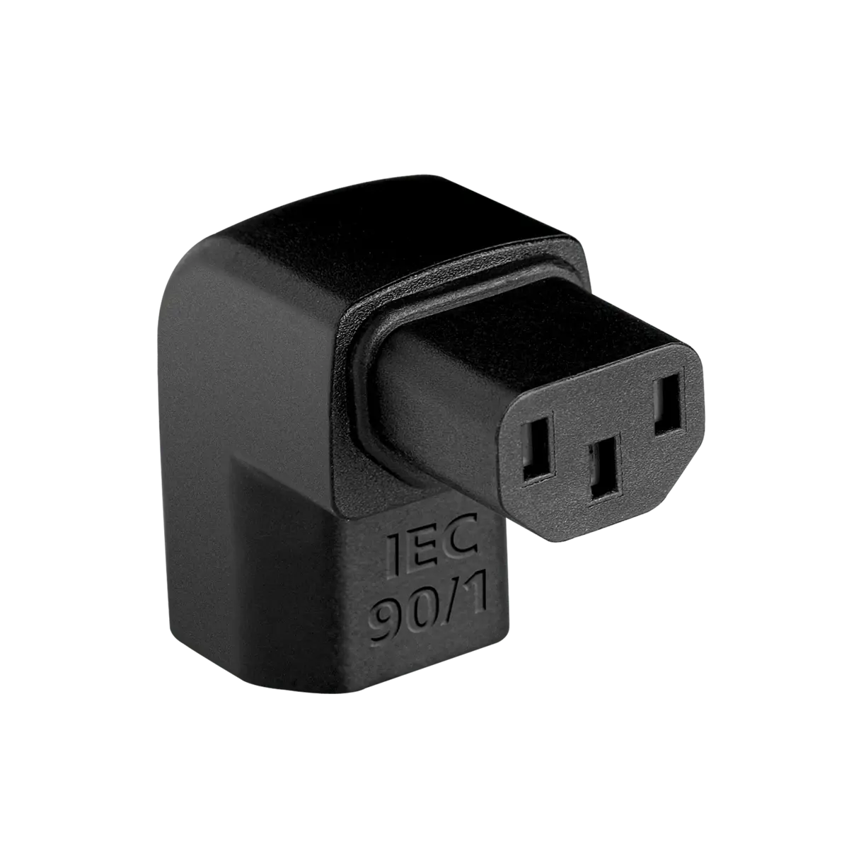 Audioquest IEC90/1 Audioquest IEC90/1 <strong>Diseño</strong> acodado para espacios reducidos