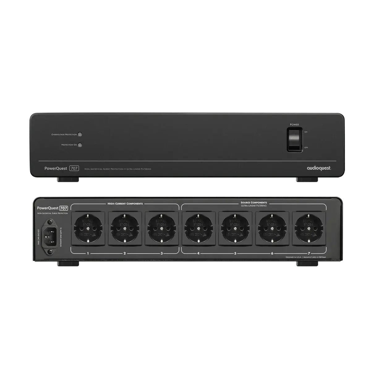 Audioquest PowerQuest 707 Audioquest PowerQuest 707 <strong>Protección eléctrica</strong> no sacrificable