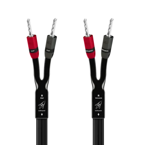 carátula Audioquest Rocket 22 Full Range con bananas plata -