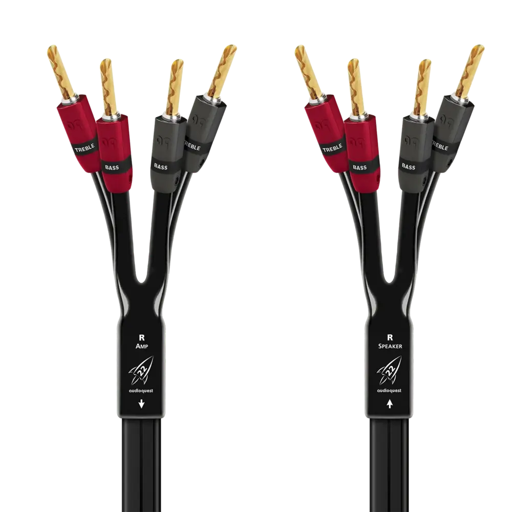 Audioquest Rocket 22 Single BiAmp con bananas oro carátula Audioquest Rocket 22 Single BiAmp con bananas oro -