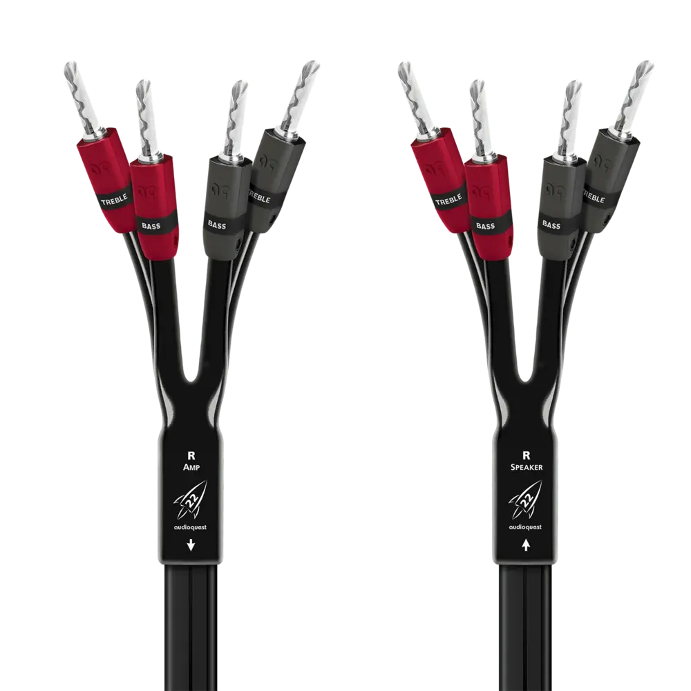 Audioquest Rocket 22 Single BiAmp con bananas plata carátula Audioquest Rocket 22 Single BiAmp con bananas plata -