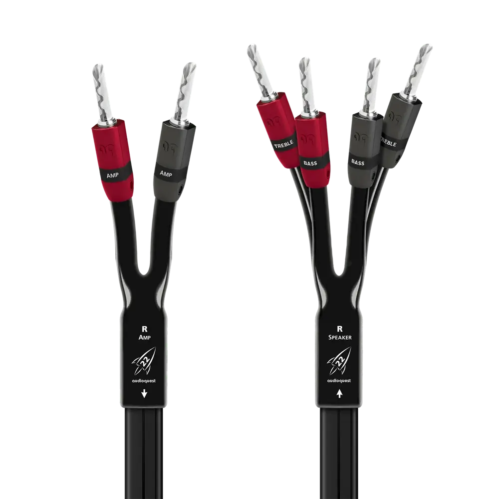 Audioquest Rocket 22 Single BiWire con bananas plata carátula Audioquest Rocket 22 Single BiWire con bananas plata -