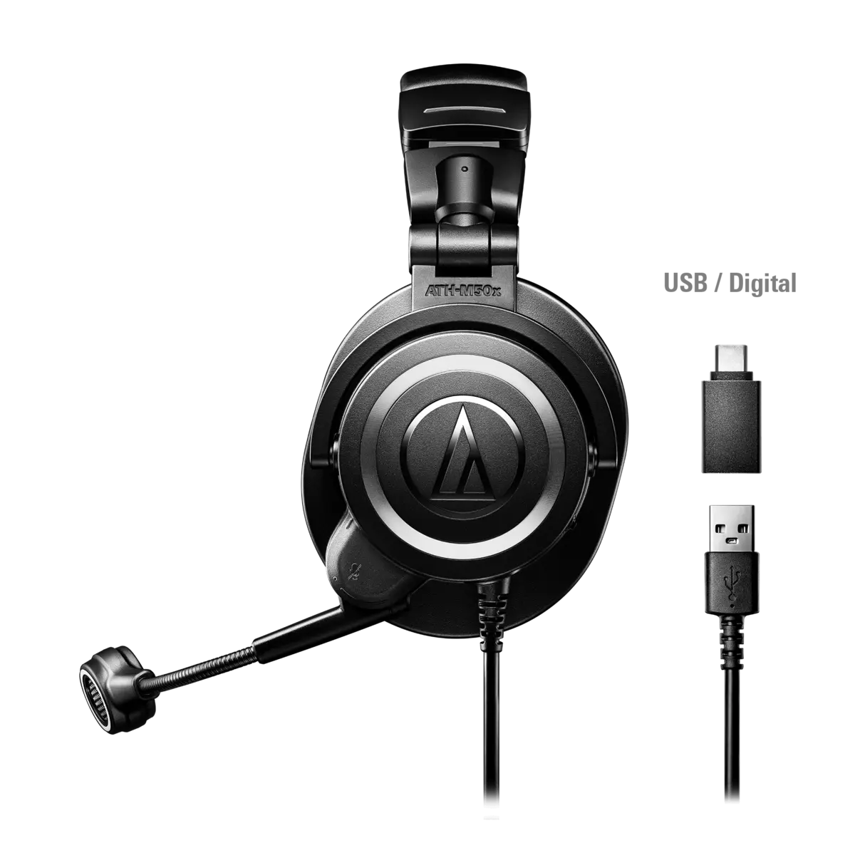 Audio-Technica ATH-M50xSTS-USB Audio-Technica ATH-M50xSTS-USB <strong>Dos</strong> juegos de almohadillas para adaptar confort y acústica