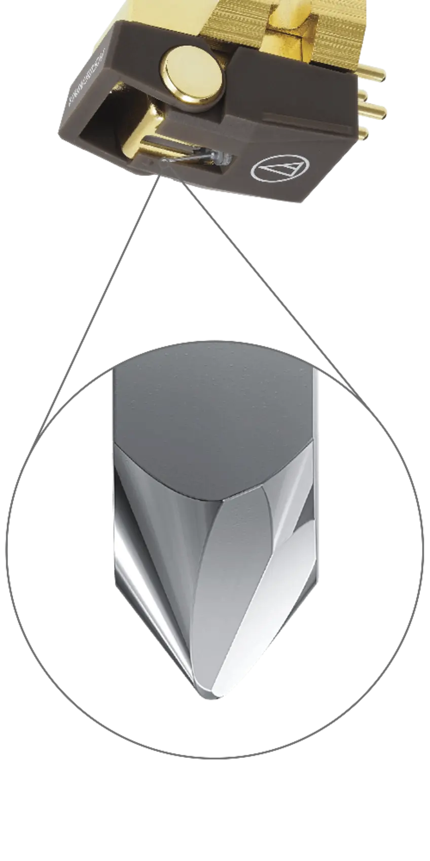 Audio-Technica VM750xSH Audio-Technica VM750xSH <strong>Doble imán móvil</strong>: voltaje alto sin transformador elevador