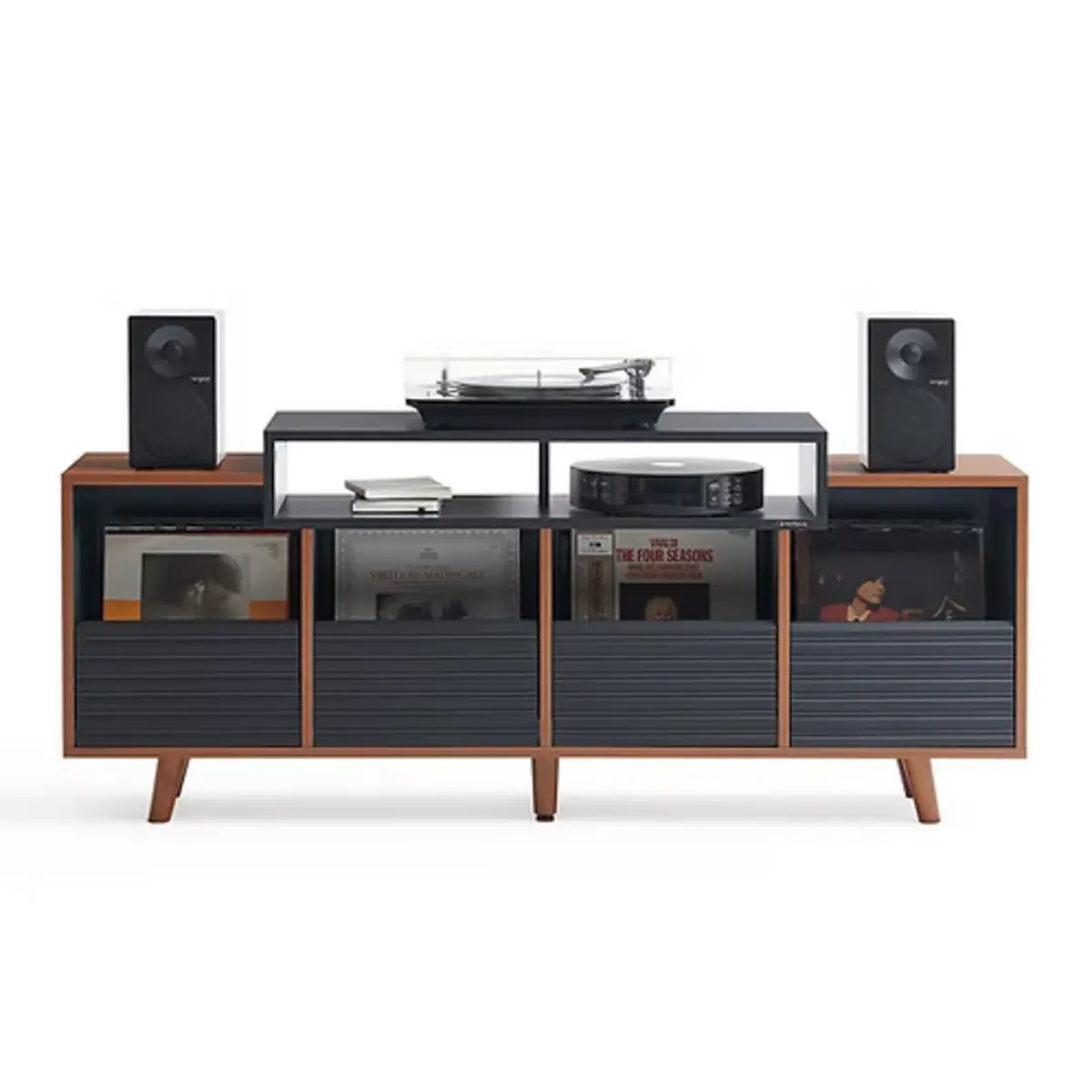 Norstone Oslo 1600 <strong>Compartimento central</strong> para amplificador y fuentes