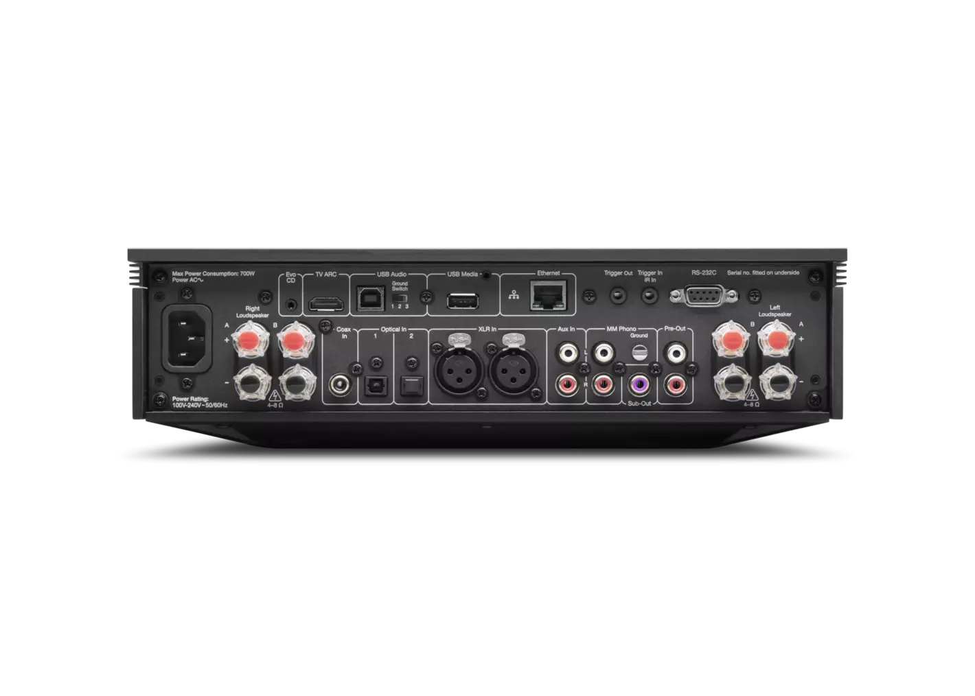Cambridge Audio EVO 150 SE Cambridge Audio EVO 150 SE Parte trasera