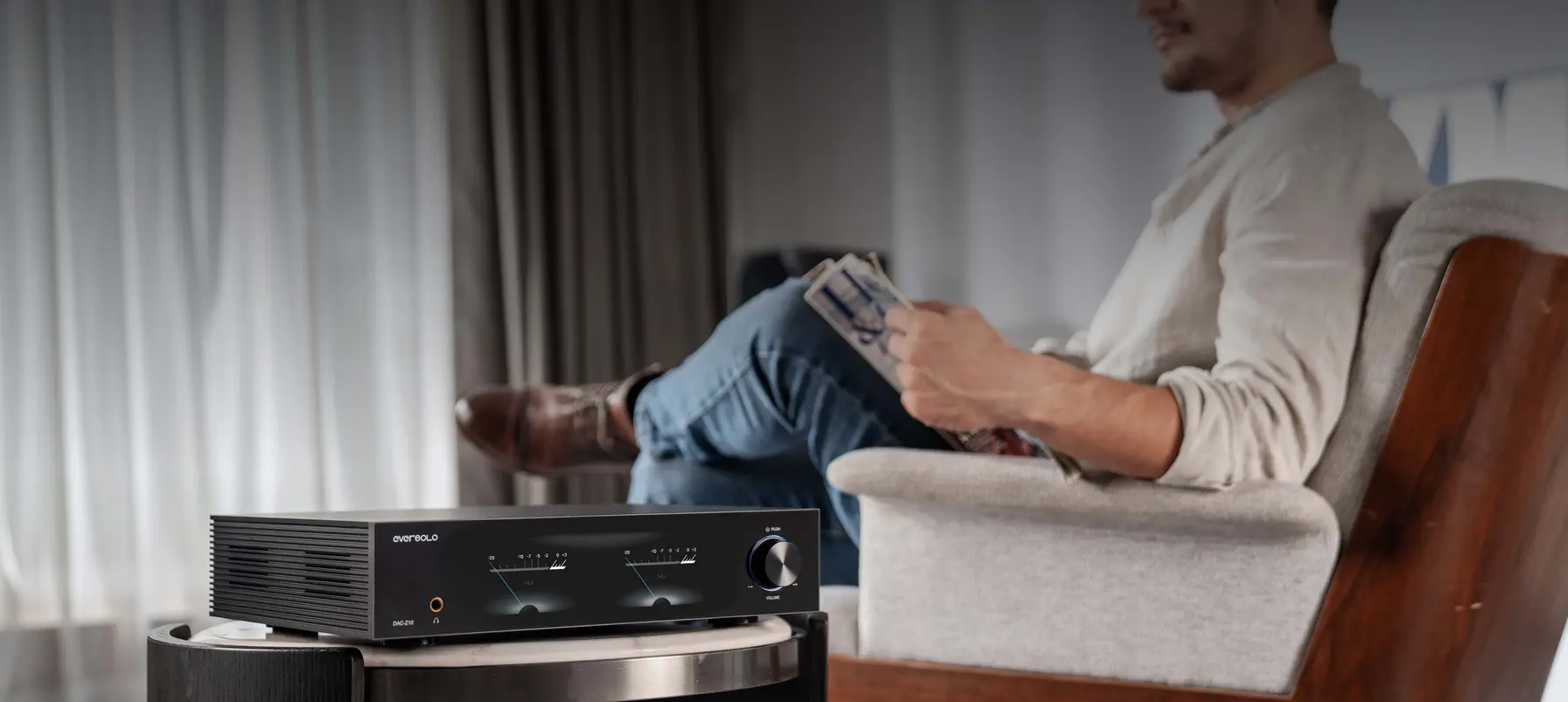 Eversolo DAC Z10 Eversolo DAC Z10 <strong>Arquitectura</strong> dual-mono con chips AKM Velvet Sound