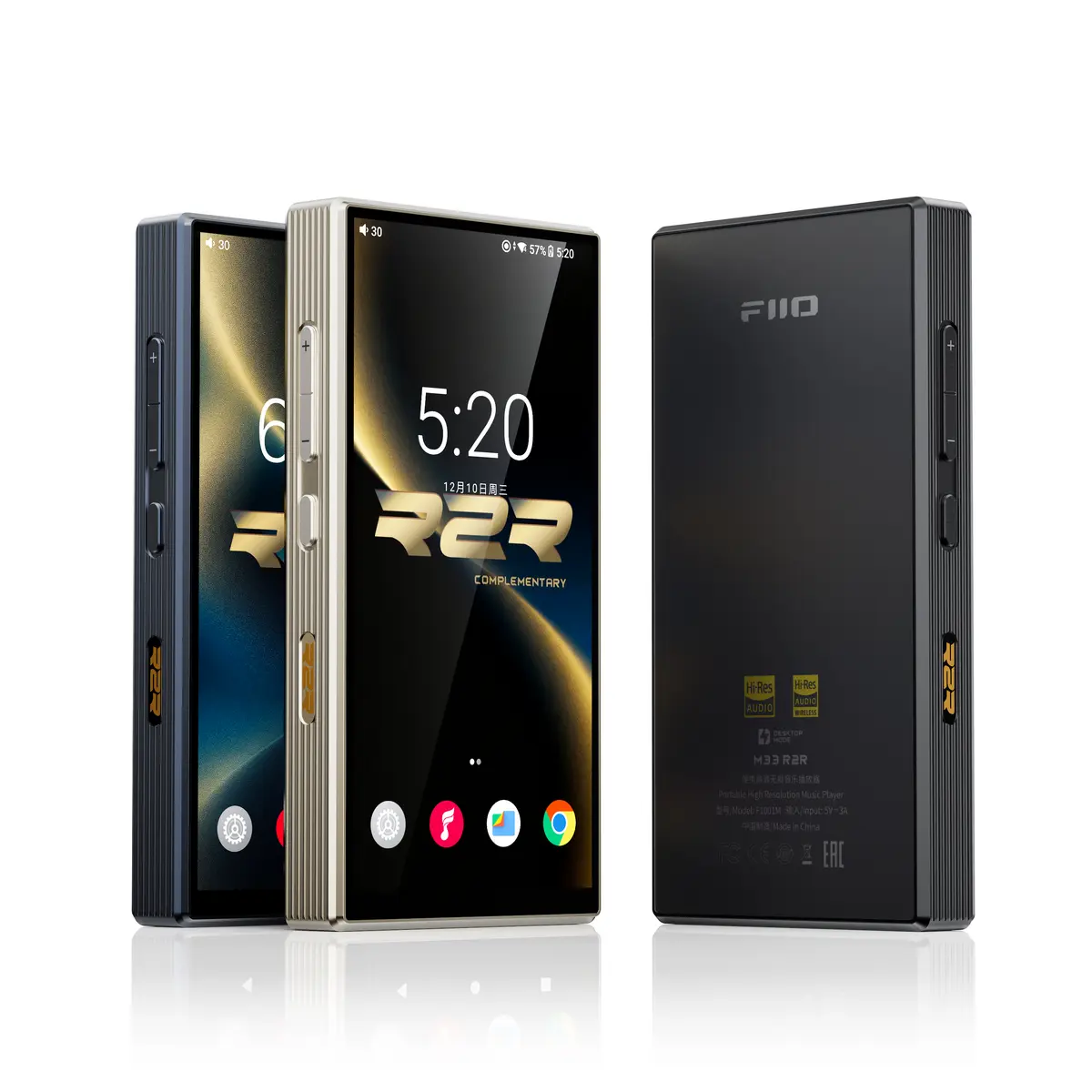 Fiio M33 R2R <strong>DAC R2R</strong> propietario: diseño diferencial completo