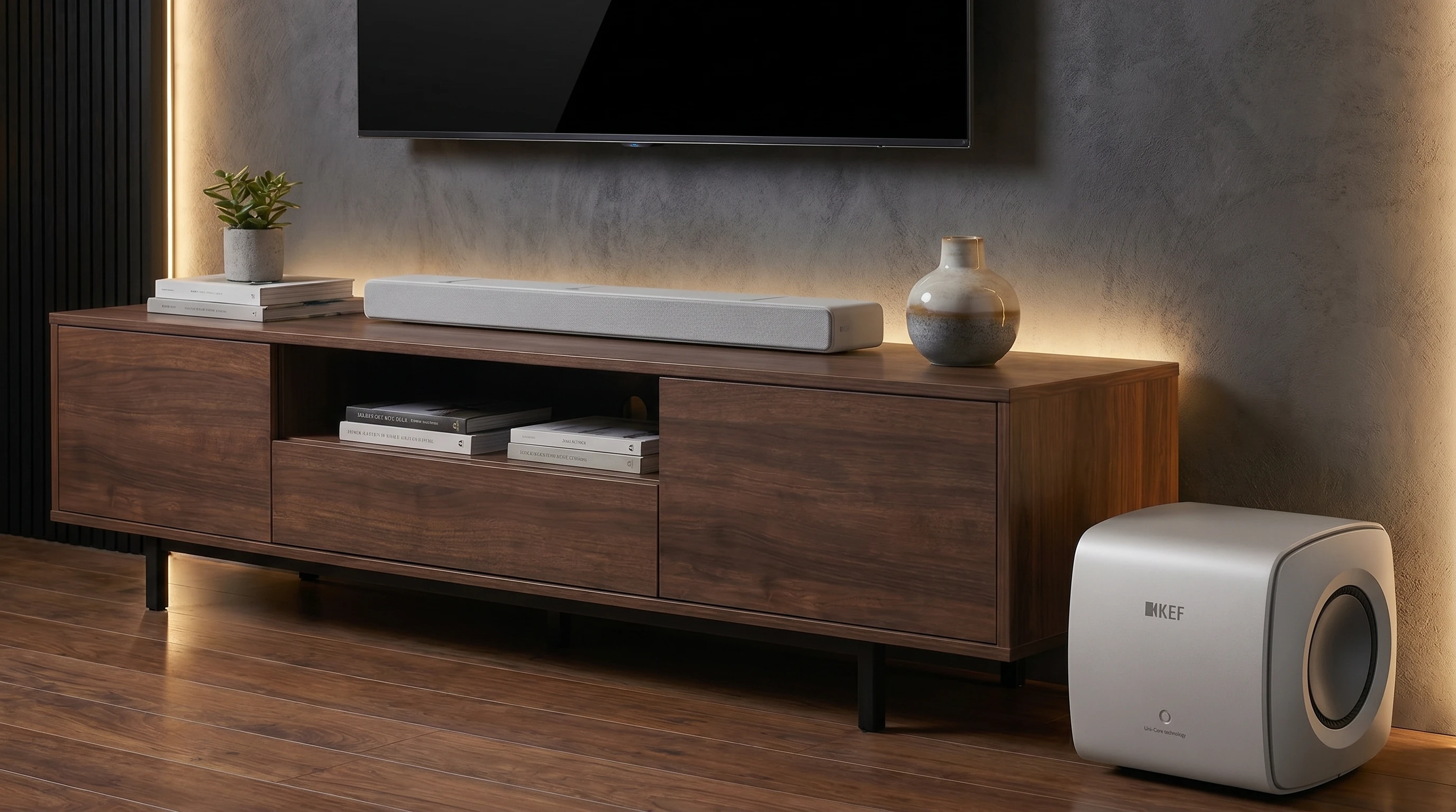 Kef XIO + KW2 + KC62 intro