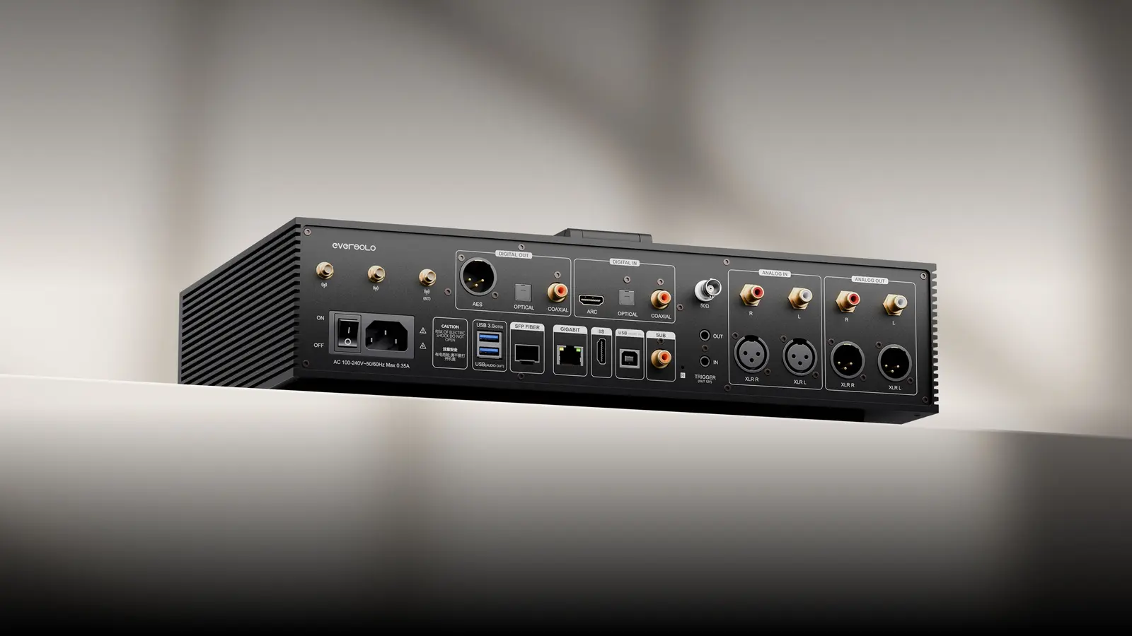 Eversolo DMP-A8 Gen 2 Master Edition Eversolo DMP-A8 Gen 2 Master Edition Parte trasera