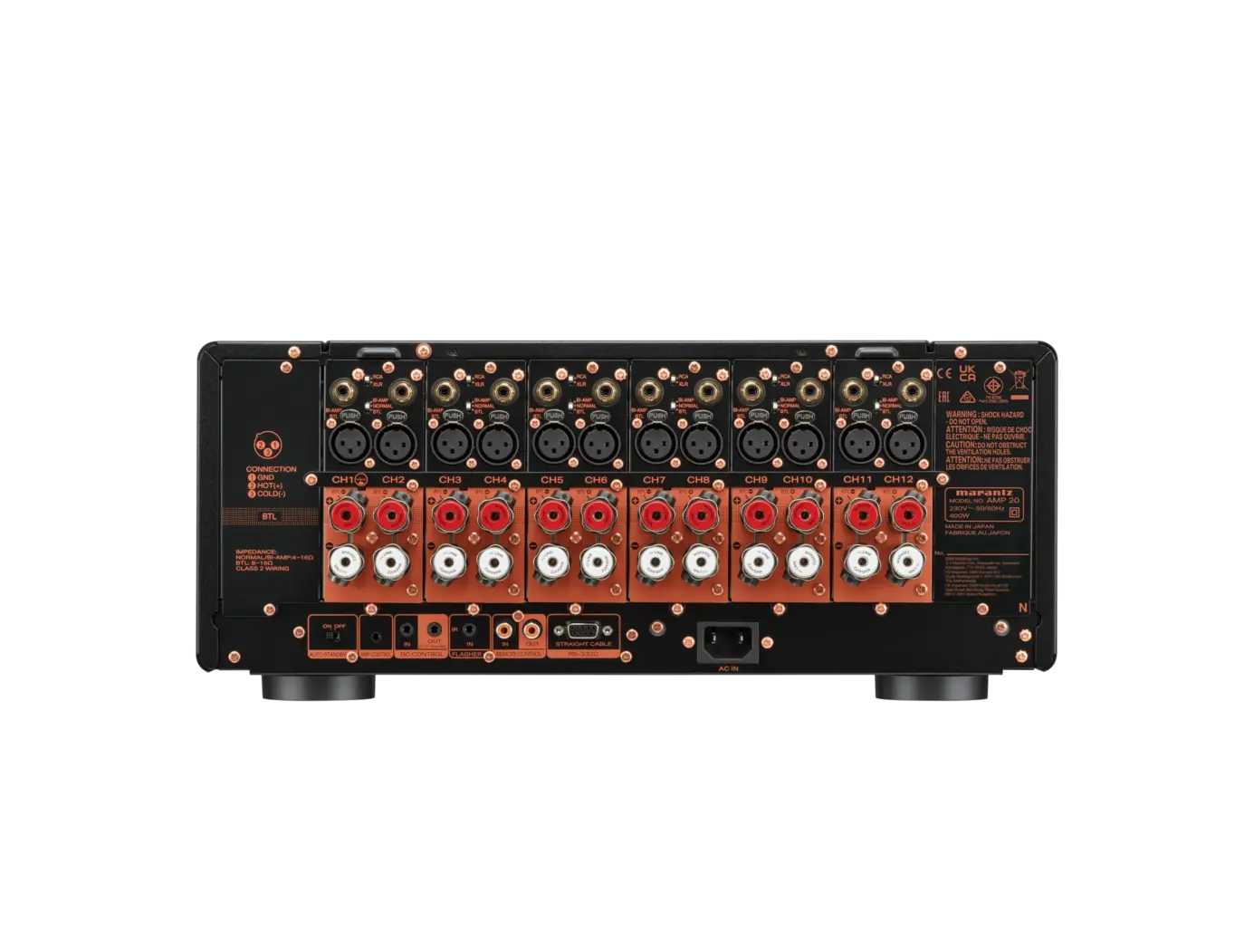 Marantz AMP 20 Marantz AMP 20 Parte trasera