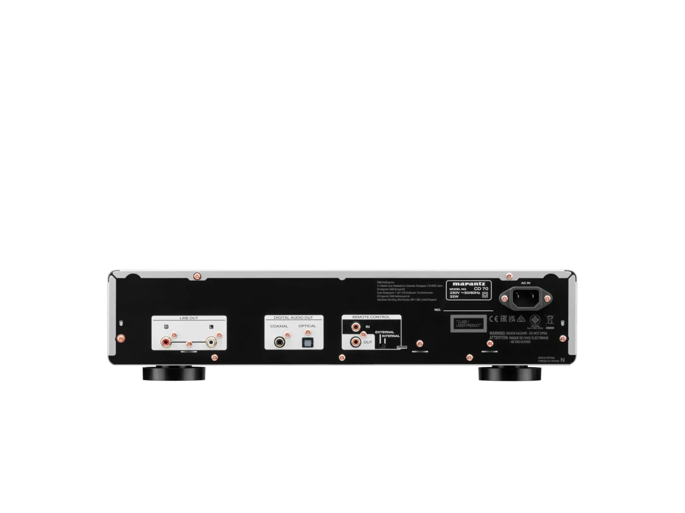 Marantz CD 70 Marantz CD 70 Parte trasera
