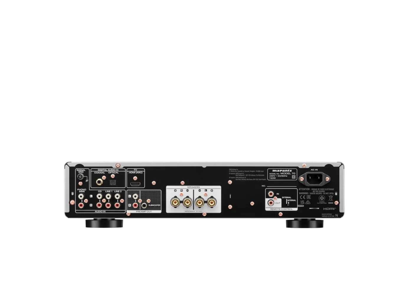 Marantz Model 70 Parte trasera